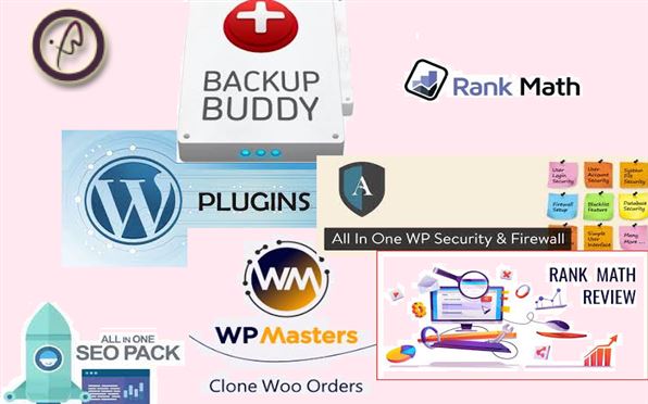 در این بخش در مورد افزونه های back up buddy و WP clone و All In One WP Security & Firewall و Rank Math و All in one SEO Pack از افزونه های وردپرس...